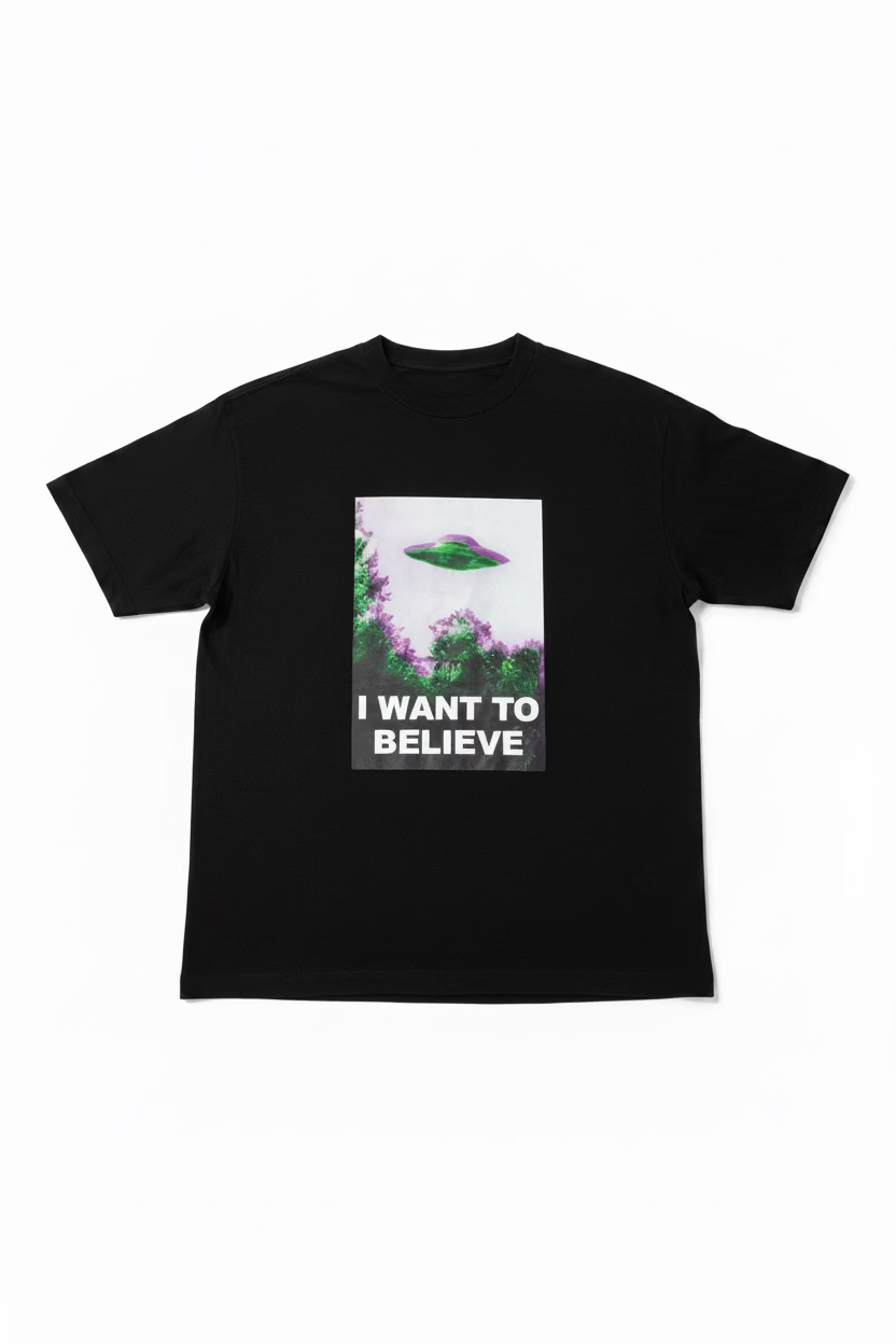 T-Shirt Noir avec broderie MARJ Lavande
