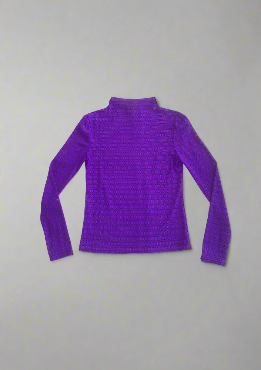 Purple long sleeves sustainable streetwear brand