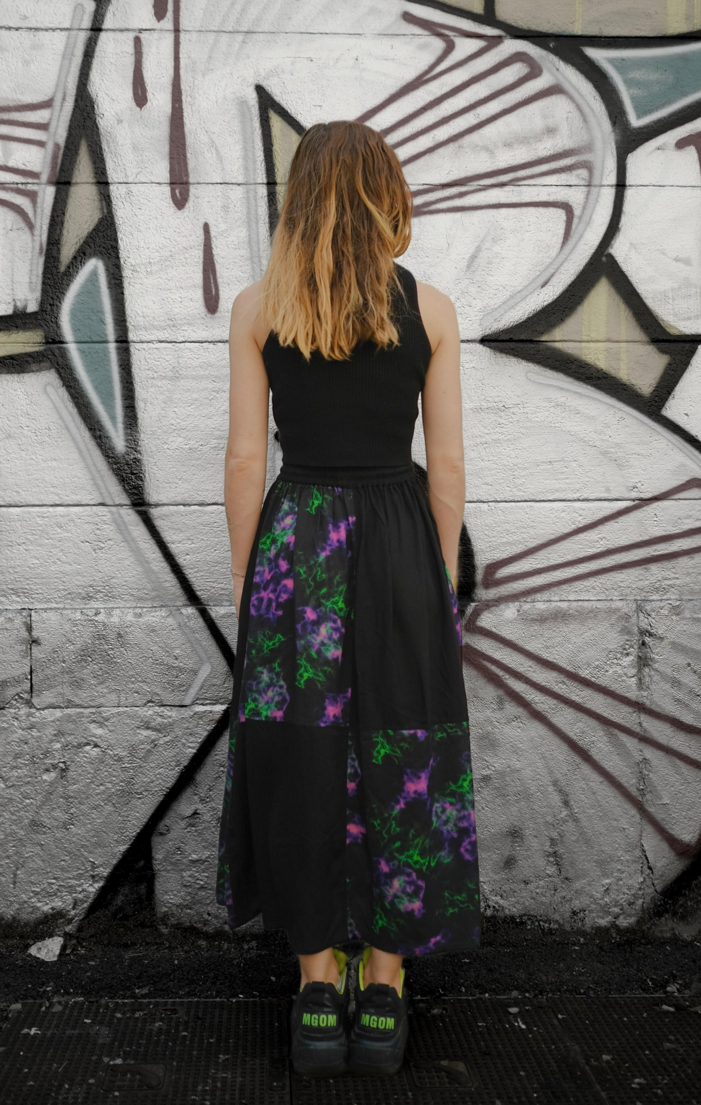 Jupe mi-longue Space Storm