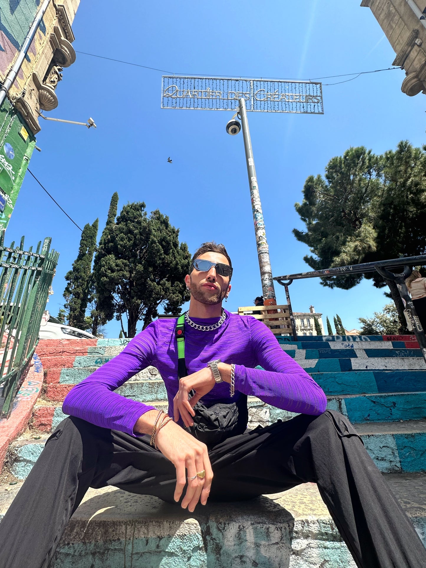 Ultraviolet Long Sleeve Top